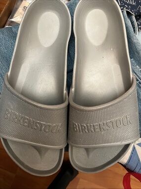 Birkenstock Gray EVA Slide Sandals Size 42